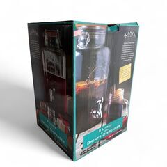 K7-727 KILNER ガラス ウォータージャグ ドリンクサーバー 8L 蛇口付 ポット ドリンクポット タンク ドリンクディスペンサーの画像