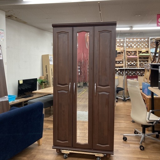 ジモティー限定価格！S271 ⭐ 立義 シューズボックス 下駄箱 30足収納 幅86cm USED