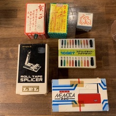 文具関連まとめ スタンプ/スプライサーなど