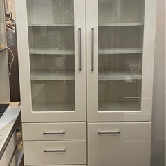 配達可【食器棚】W88xD42xH211cm クリーニング済み【...