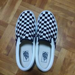 VANS バンズ スリッポン チェッカーフラッグ 27.5 チェック