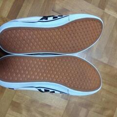 VANS バンズ スリッポン チェッカーフラッグ 27.5 チェックの画像