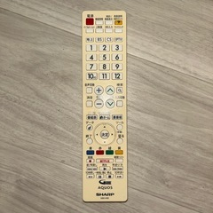 SHARP LC-32W35 32V液晶テレビリモコン付
の画像