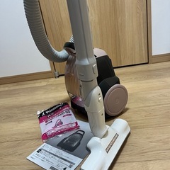 【掃除機 MCPK18K】中古・動作良好／ゴミパック新品交換済・替えパック＆説明書付きの画像