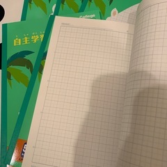 自主学習帳　 自主学習ノート  5mm方眼　 6冊セット！中心リーダー入の画像