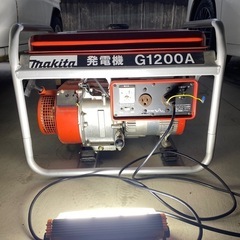 【値下げ中】マキタ発電機G1200Aの画像