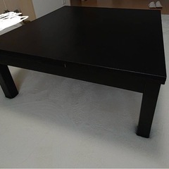 値下中！IKEA 伸長テーブル　BJURSTA 座卓コタツにも‼️伸長式コタツテーブルの画像