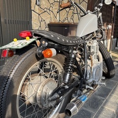 SR400カスタム車検I年残りの画像