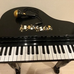 マイク付き　ミニグランドピアノ　子供　玩具　ミュージックスター グランドピアノの画像