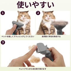 ペット用ブラシ ブラッシング の画像