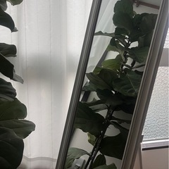 アンティーク風姿見ホワイトフレーム