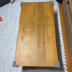 無垢板ローテーブル
