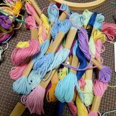 【差し上げます】 刺繍セットの画像