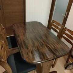 ７日まで9000円！ ダイニングセット　ビンテージ家具　ダイニン...