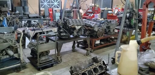 ベンツリビルトエンジン製作販売国内では数少ないエンジン専門工場