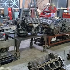 ベンツリビルトエンジン製作販売国内では数少ないエンジン専門工場.内燃機業務常設の画像