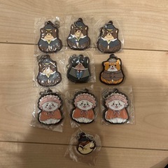 忠犬もちしば　キーホルダー10個セット