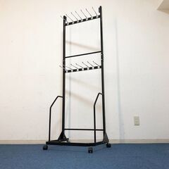ハンギングディスプレイ　業務用ハンガーラック　可動式フック14個...