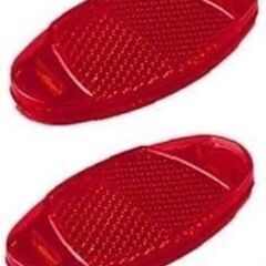 自転車用ホイールリフレクター レッド 2個セット