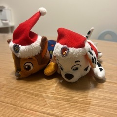 パウパトロールのチェイスとマーシャルのぬいぐるみ