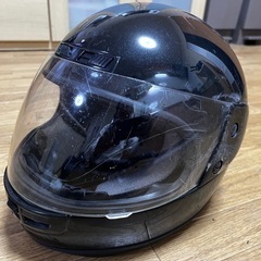 フルフェイスヘルメット フリーサイズ 57〜59cm ブラック ...