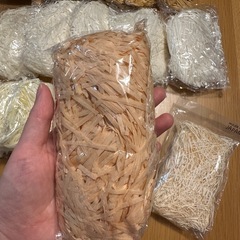 ペーパークッション まとめ売り 16袋 ナチュラル系カラー【未使用】の画像