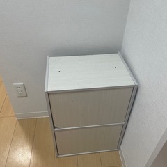 *2段式木製収納棚