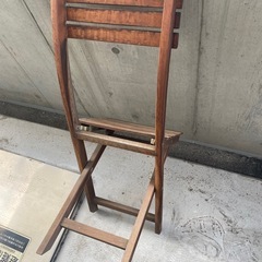 無料　ガーデンチェア　2脚　中古　の画像