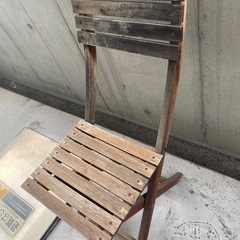 無料　ガーデンチェア　2脚　中古　の画像