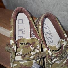 新品 heydude カモフラ柄 27.5cmの画像