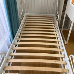 【値下げ】　IKEA　伸長式ベッドフレームとすのこの画像