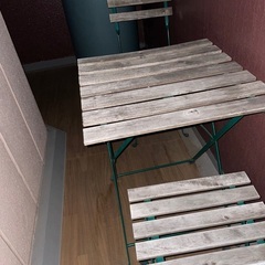 IKEA ガーデンチェア　デスク