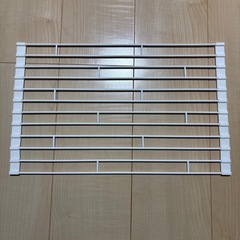 ニトリ　折り畳み水切りラック FLAT(WH)