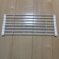 ニトリ　折り畳み水切りラック FLAT(WH)の画像