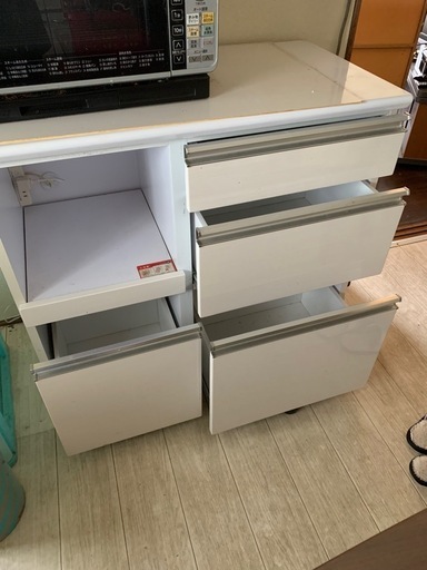 レンジ台　キッチン台　炊飯器台　収納家具　キャビネット