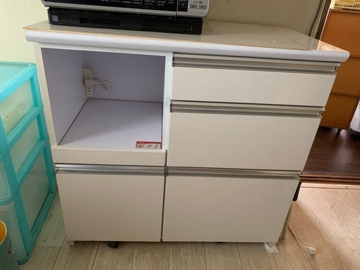 レンジ台　キッチン台　炊飯器台　収納家具　キャビネット