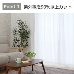 レースカーテンの画像