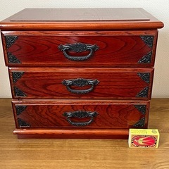 【6月8日まで】レトロ 和風小物入れ 引出しの画像