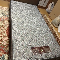 木製　シングルベッド&マットレスセット　※価格相談受け付けています