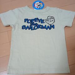 タグ付き【１２０】ポパイ柄Ｔシャツの画像