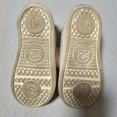 イフミー ピンク レース スニーカー 17cmの画像
