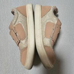 イフミー ピンク レース スニーカー 17cmの画像