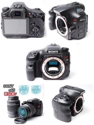 ✨日常が芸術に変わる✨SONY α65✨ダブルレンズ✨高速AF✨ソニー✨一眼レフ ✨日常が芸術に変わる✨SONY α65✨ダブルレンズ✨高速AF✨ソニー