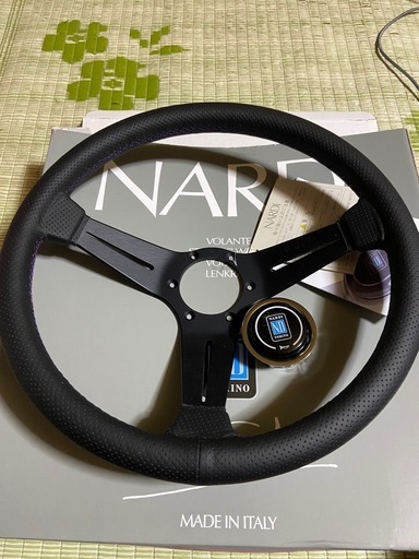 NARDI ステアリング！　2021年限定 パープルステッチ！