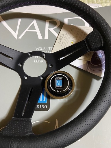 NARDI ステアリング！　2021年限定 パープルステッチ！