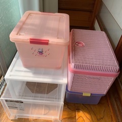 収納ケース4個セットの画像