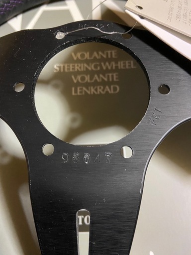 NARDI ステアリング！　2021年限定 パープルステッチ！