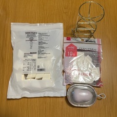 化粧用スポンジ＆パフセット（無印・DAISO・ケース付）