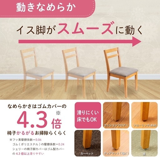 ダイニングチェア　4脚セット
