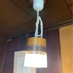 ランプ　二点セット　木　モダン